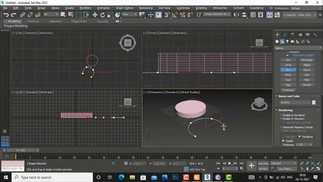 PART 6-2D SHAPES AND SPLINES IN 3DS MAX #3dsmaxtutorialsarchitecture смотреть онлайн