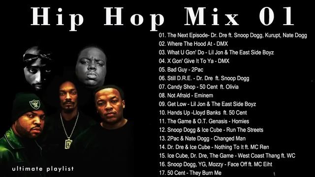 HIP HOP MIX 2023 Snoop Dogg, Dr. Dre, 2Pac, Eminem, DMX , 50 Cent, Ice Cube, Lil Jon смотреть онлайн