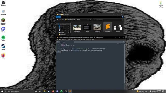 you suck at programming - opencv to overlay image смотреть онлайн