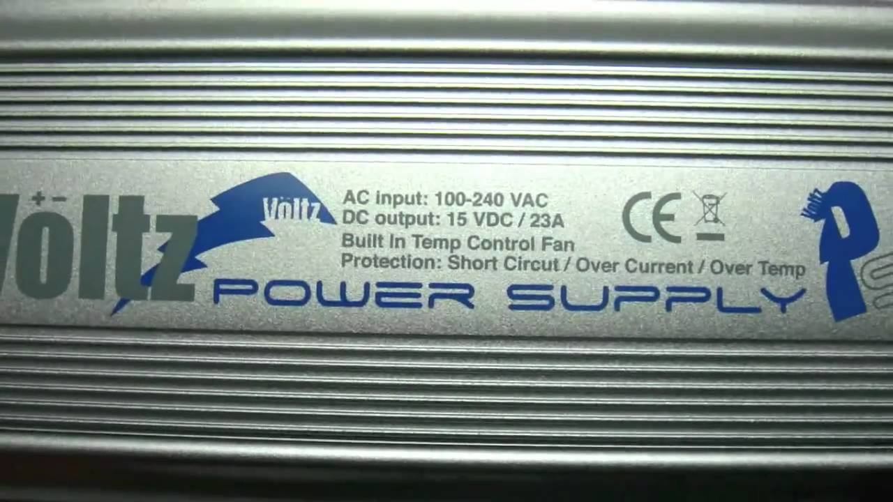 Voltz PS - 15V 350W Power Supply смотреть онлайн