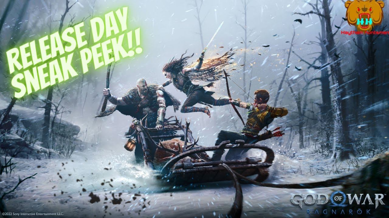 God of war : Ragnarok | Just a sneak peek | Release day hype смотреть онлайн