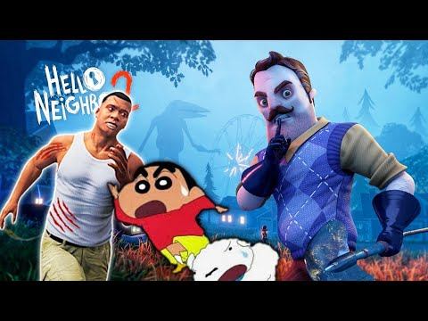 I FOUND HELLO NEIGHBOR'S 2 HOUSE at 12:00 AM IN GTA 5! 😱 смотреть онлайн