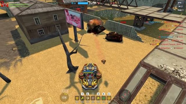 Striker FAUST | Event Mode DEATMATCH | Gameplay on Novel DM | Tanki Online | танки Онлайн смотреть онлайн