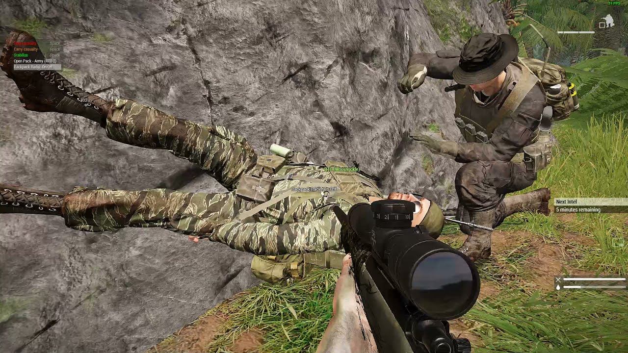 Arma 3 SOG Prairie Fire Sniper Gameplay смотреть онлайн