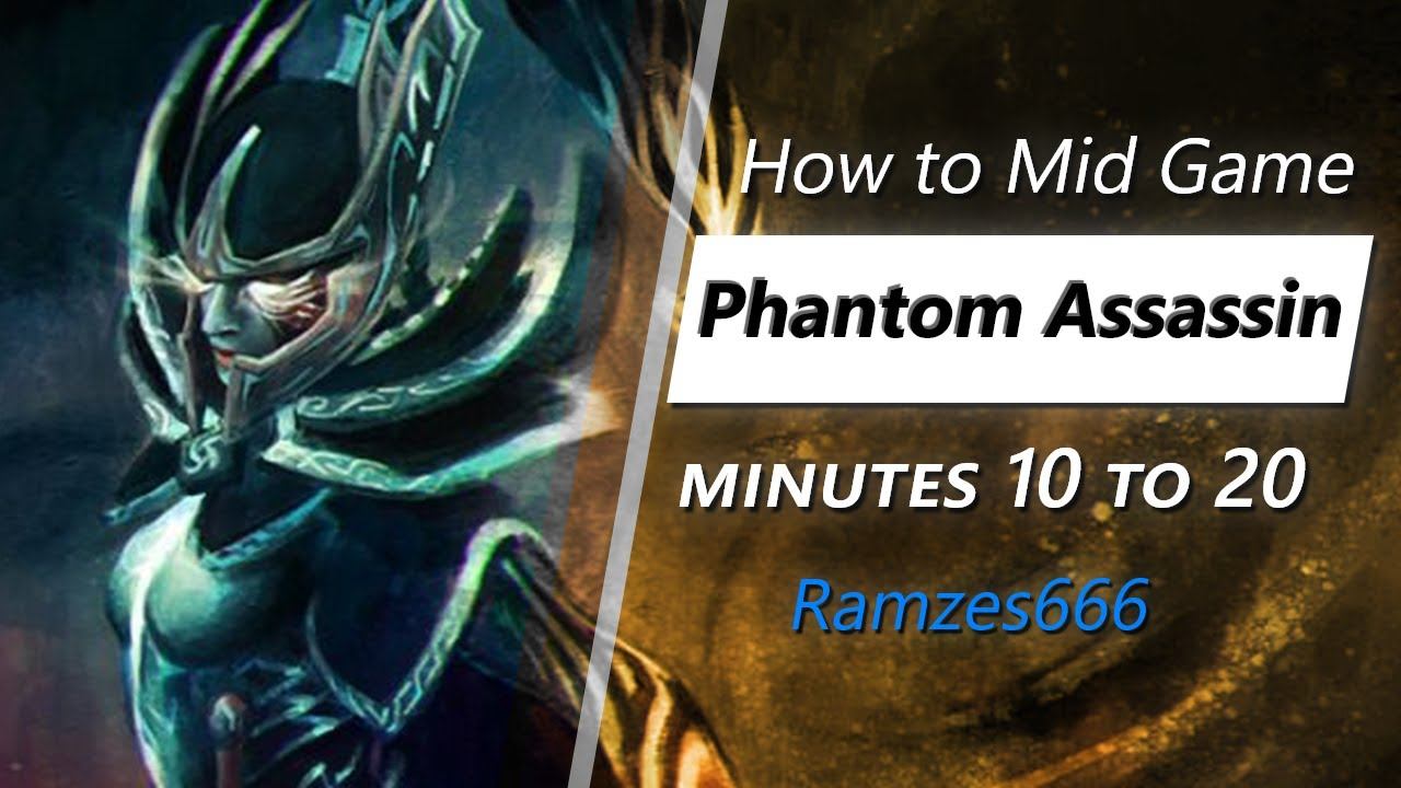 Own the mid game with Phantom Assassin (feat. Ramzes666) | Minute 10 to 20 смотреть онлайн