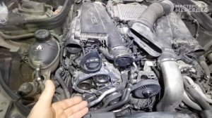M278 ремонт распредвала и замена муфты ГРМ Mercedec Benz CLS500 #мастерскаямерседес #MercedesBenz