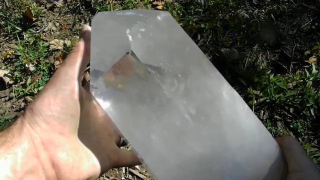 MASSIVE HUGE OPTICAL CLEAR Arkansas Quartz Crystal Generator POINT смотреть онлайн