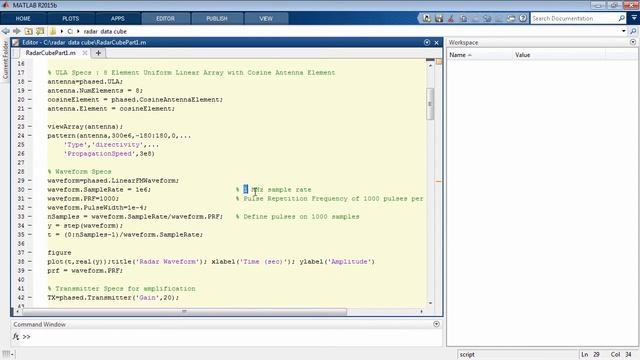 Building a Radar Data Cube with MATLAB and Phased Array System Toolbox смотреть онлайн