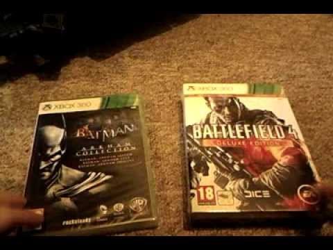 christmas unboxing Battlefield 4 deluxe edition & batman arkham collection смотреть онлайн