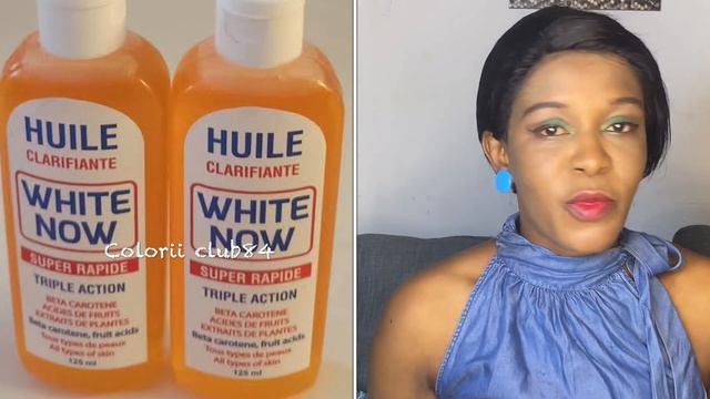 Huile Clarifiante White Now, Sans Hydroquinone #lingala  #rdc  #glowingskin