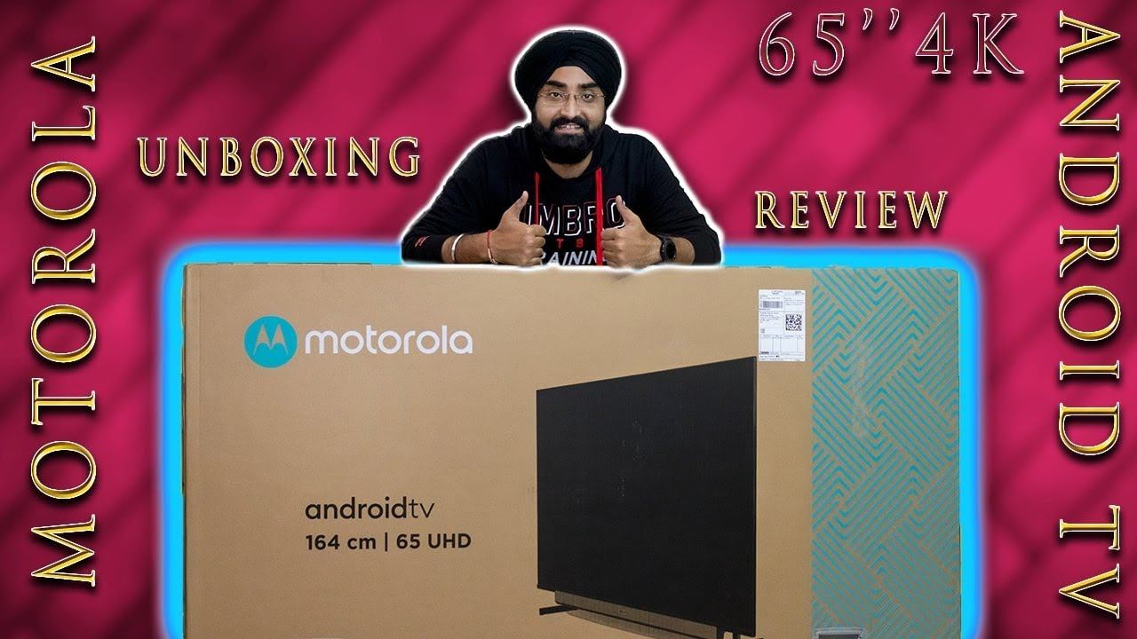 Motorola Ultra HD(4K) LED Smart Android TV | 65 inch 😱 | Unboxing & Review смотреть онлайн