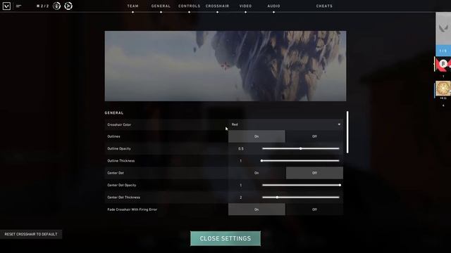 How to change Aim pointer/crosshair color on valorant смотреть онлайн