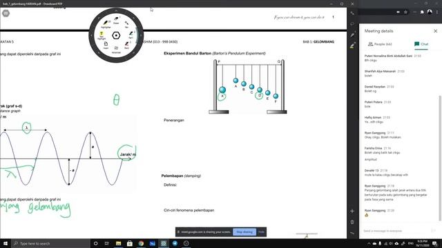 Cikgu Hashim Live Stream - Fizik bab Gelombang смотреть онлайн