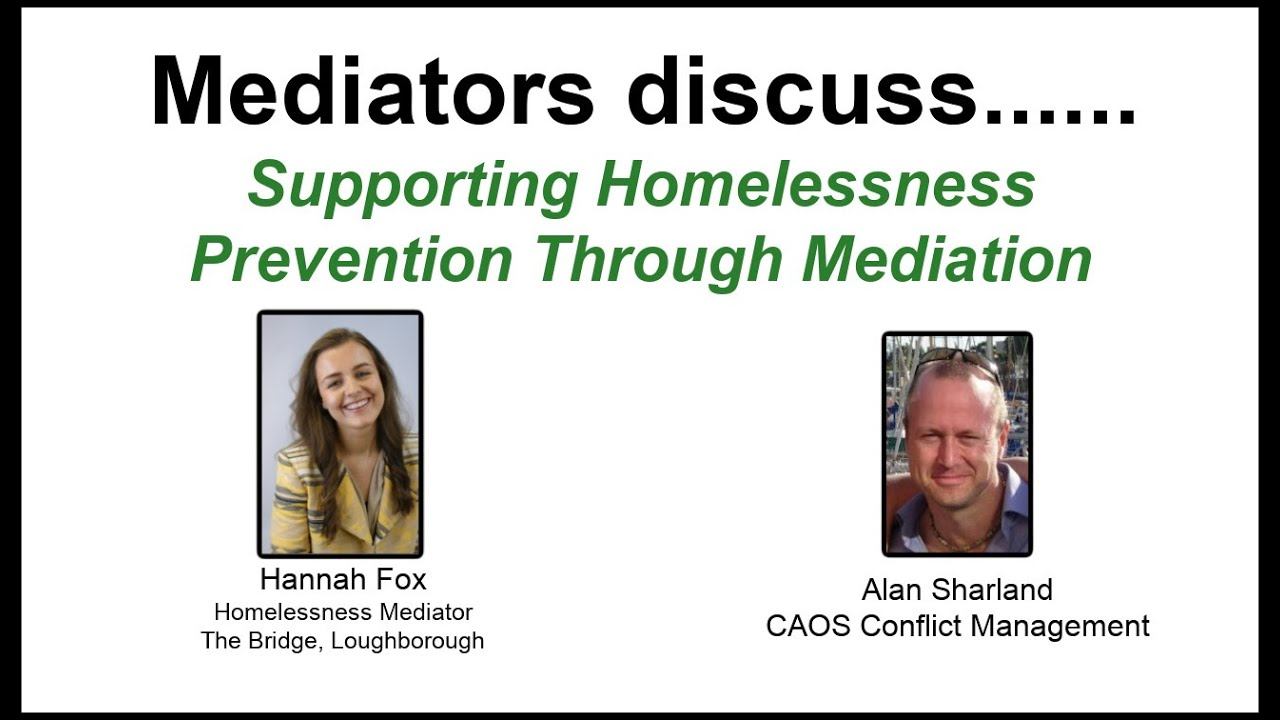 Supporting Homelessness Prevention Through Mediation. Train to be a Mediator for homelessness. смотреть онлайн