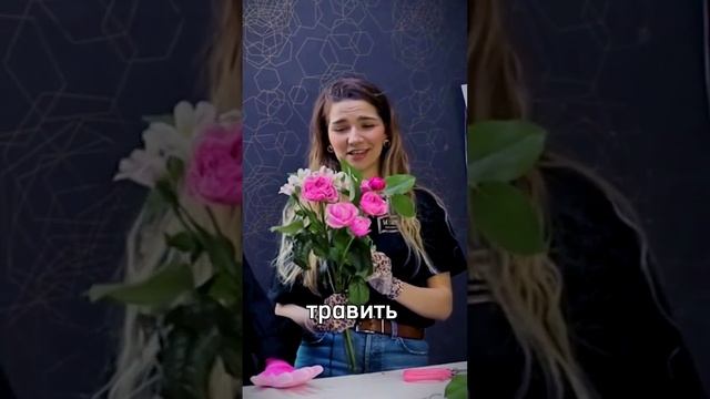 Не нужно заливать цветы доместосом | ИЗНАНКА #казань #флорист #шортс смотреть онлайн