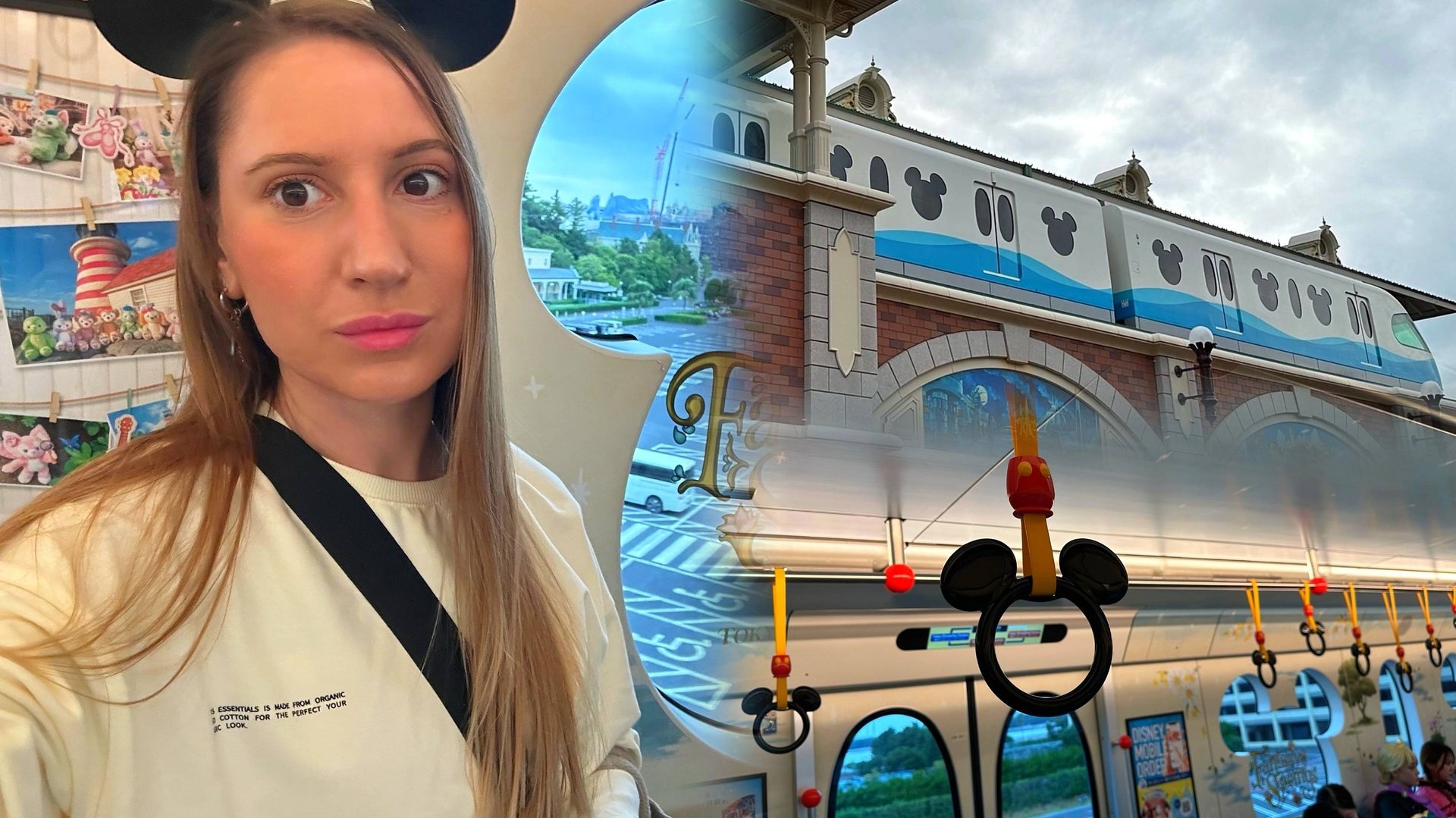 Япония: Красивый поезд Микки Маус. Прокатилась вокруг Диснейленда в Токио/ Disney Resort Line смотреть онлайн