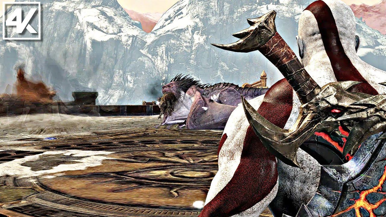 God of War Ascension (PC) Manticore Boss Fight 4K 60FPS смотреть онлайн