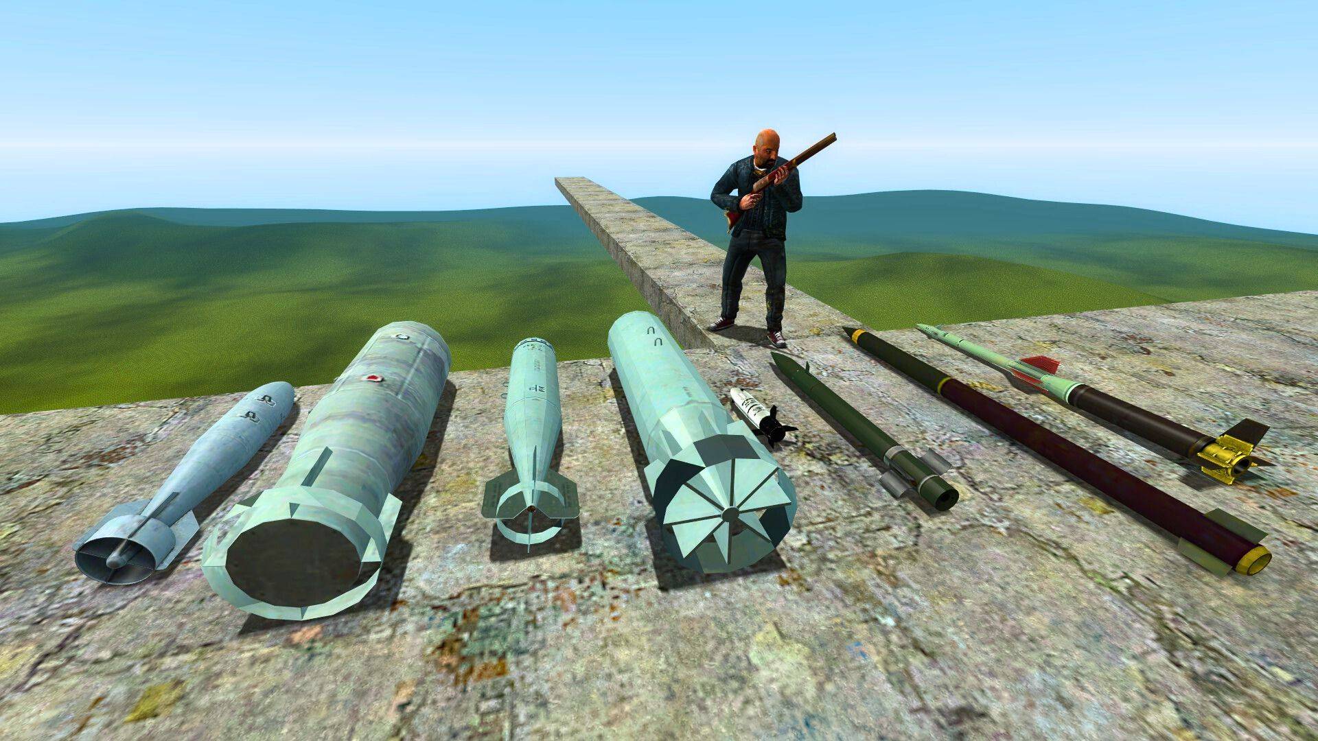 Тест ядерных бомб в - Garry S Mod