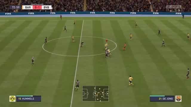 Fifa2020 барселона Vs боруссия) мировой класс матч реванш