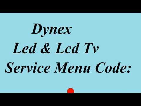 Dynex LCD & LED TV SERVICE MENU CODE UPDATE BY ALL ERROR CODE