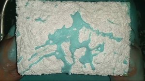 АСМР /видео/переработанный чистящий порошок с моющими средствами/губка/полоскание/