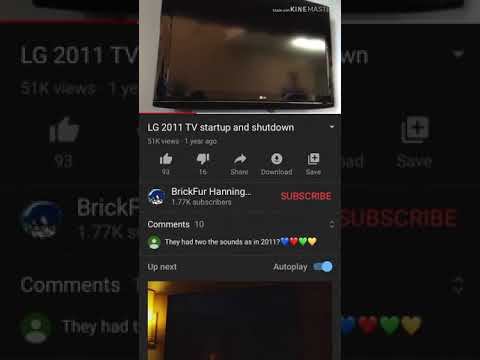 LG small TV startup and shutdown смотреть онлайн