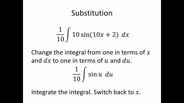 Evaluating Integrals Using Substitution смотреть онлайн