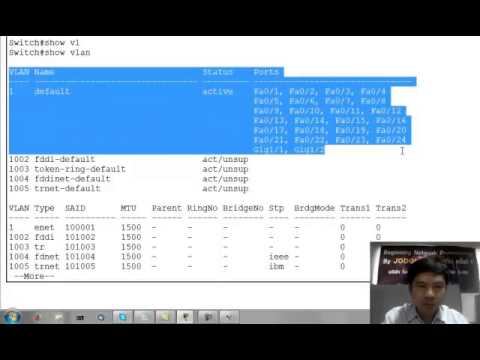 วิธีการ Managed Switch CISCO ตอนที่ 1 โดย Mr.Jodoi смотреть онлайн
