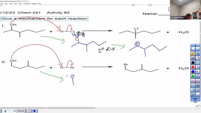 c241w23 L21 Act 2 Alcohols Reacting with HCl and HBr смотреть онлайн