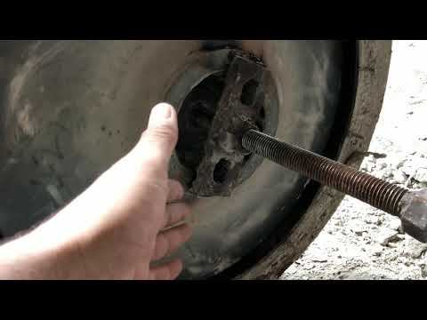 Industrial fan repair. Air slide fan repair. An unusual way of repair. Material sticking. Bearings смотреть онлайн