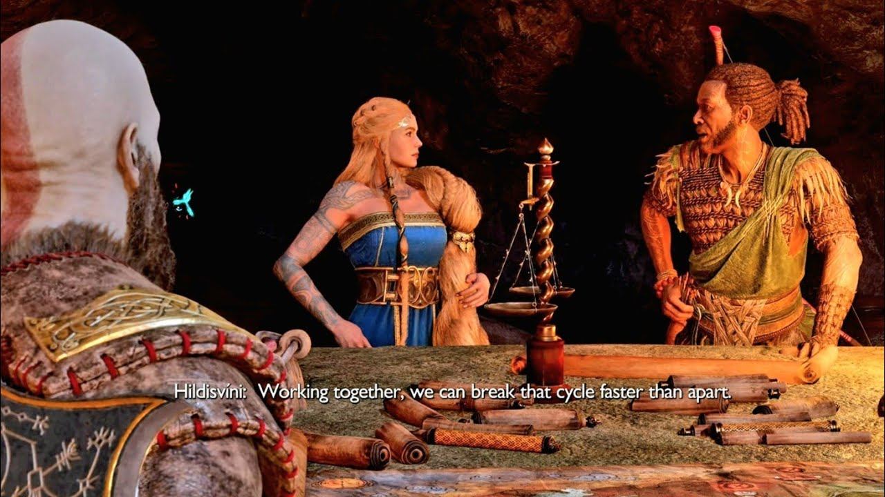 Sif Thor's Wife Flirting After Thor's Death Scene - God of War 5 Ragnarok PS5 (4K 60FPS) смотреть онлайн