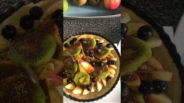 Vegan apple & kiwi tart fail gone wrong fire(vegan apple oat tart 80% less gluten) heavenly goodnes смотреть онлайн