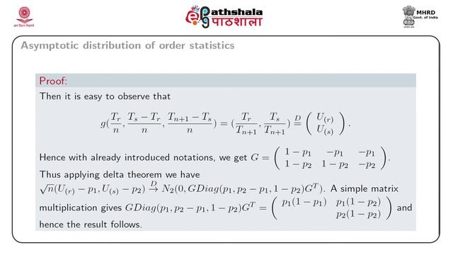 M-37. Asymptotic Distribution Of Sample Quantiles смотреть онлайн