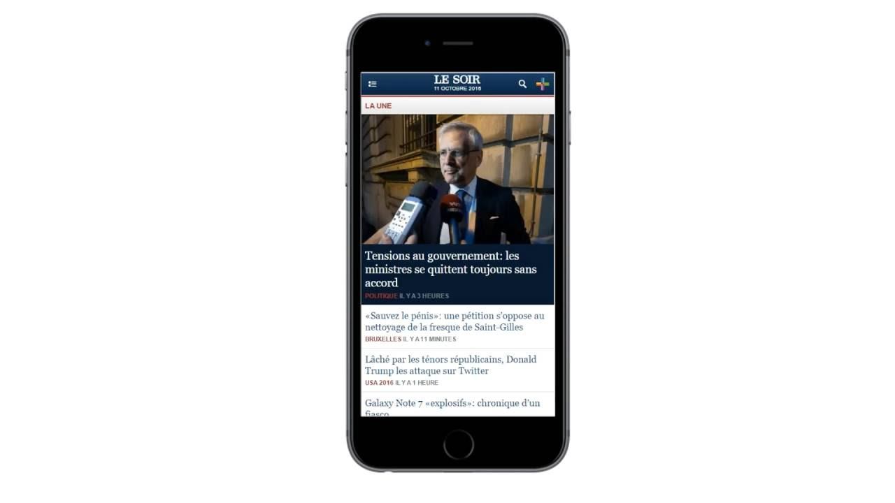 Halfpage-Parallax KLM LeSoir Mobile смотреть онлайн