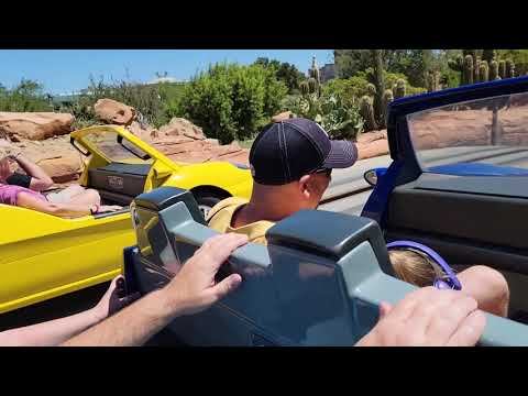 Radiator Springs Racers Thrill Ride - DCA - Disneyland Anaheim California USA - Aug 10 2022