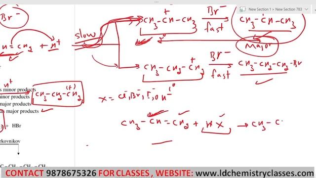 11 Reactions Of Alkenes Electrophilic Addition Markovnikov Rule смотреть онлайн