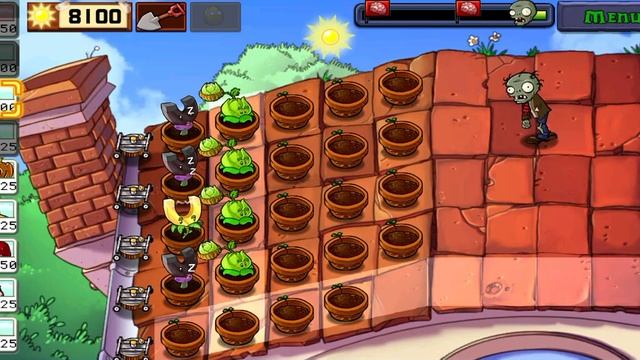 играю на 5 локации в PVZ 1 смотреть онлайн