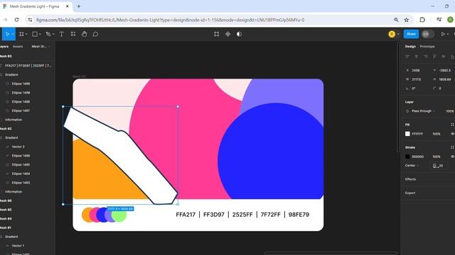 How To Create Bright Color Mesh Gradients using Simple Shapes in Figma (For Beginner) смотреть онлайн