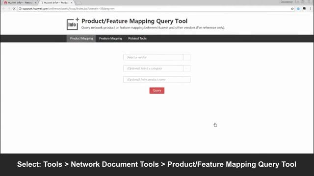 Huawei Tool Usage Guide: Product/Feature Mapping Query Tool смотреть онлайн
