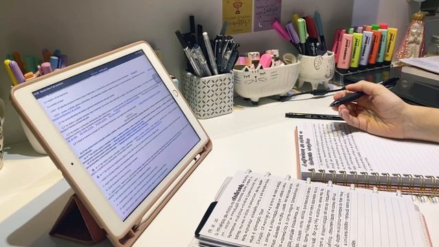 STUDY WITH ME | em tempo real e com lofi