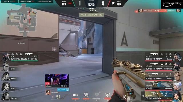 一度動き出したら止まらない。PRX Jingggが決勝でとんでもないACEを炸裂!!【VCT Stage2 Masters Copenhagen2022 Day12】【FPX Vs PRX】