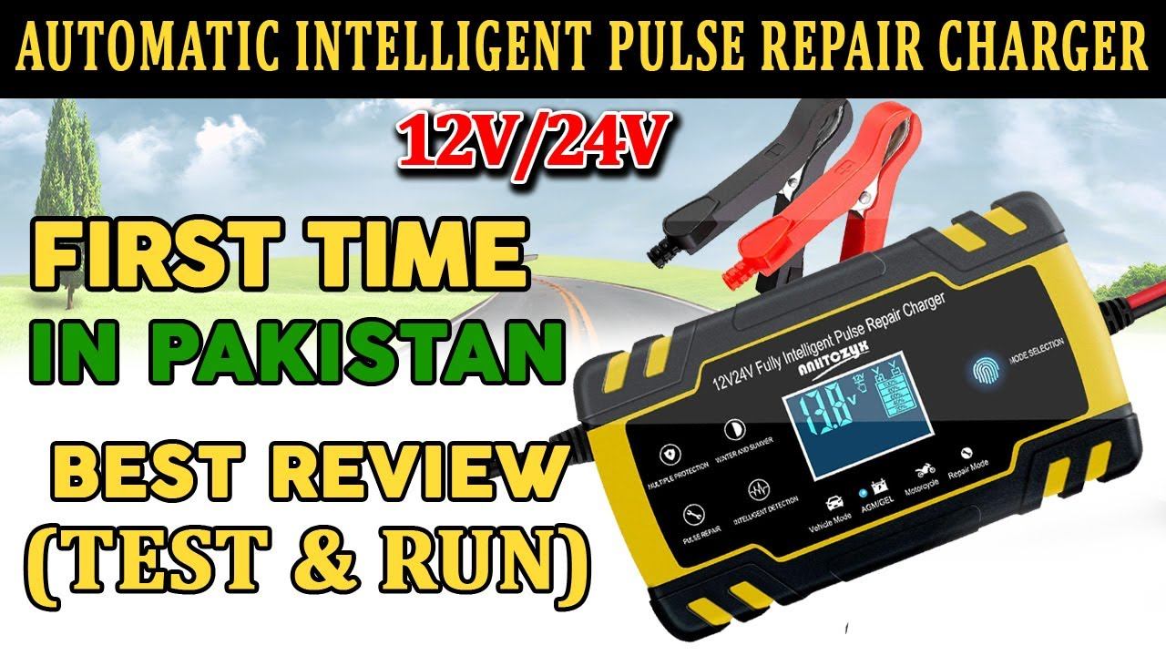 12V Battery Charger Review - Pulse Repair Battery Charger смотреть онлайн