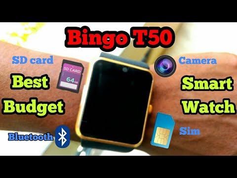 BINGO T50 SMARTWATCH ONLY RS. 1000/- | unboxing and review смотреть онлайн