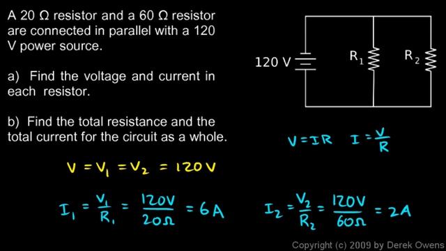 Physics 13.4.2e - Parallel Circuit Example смотреть онлайн