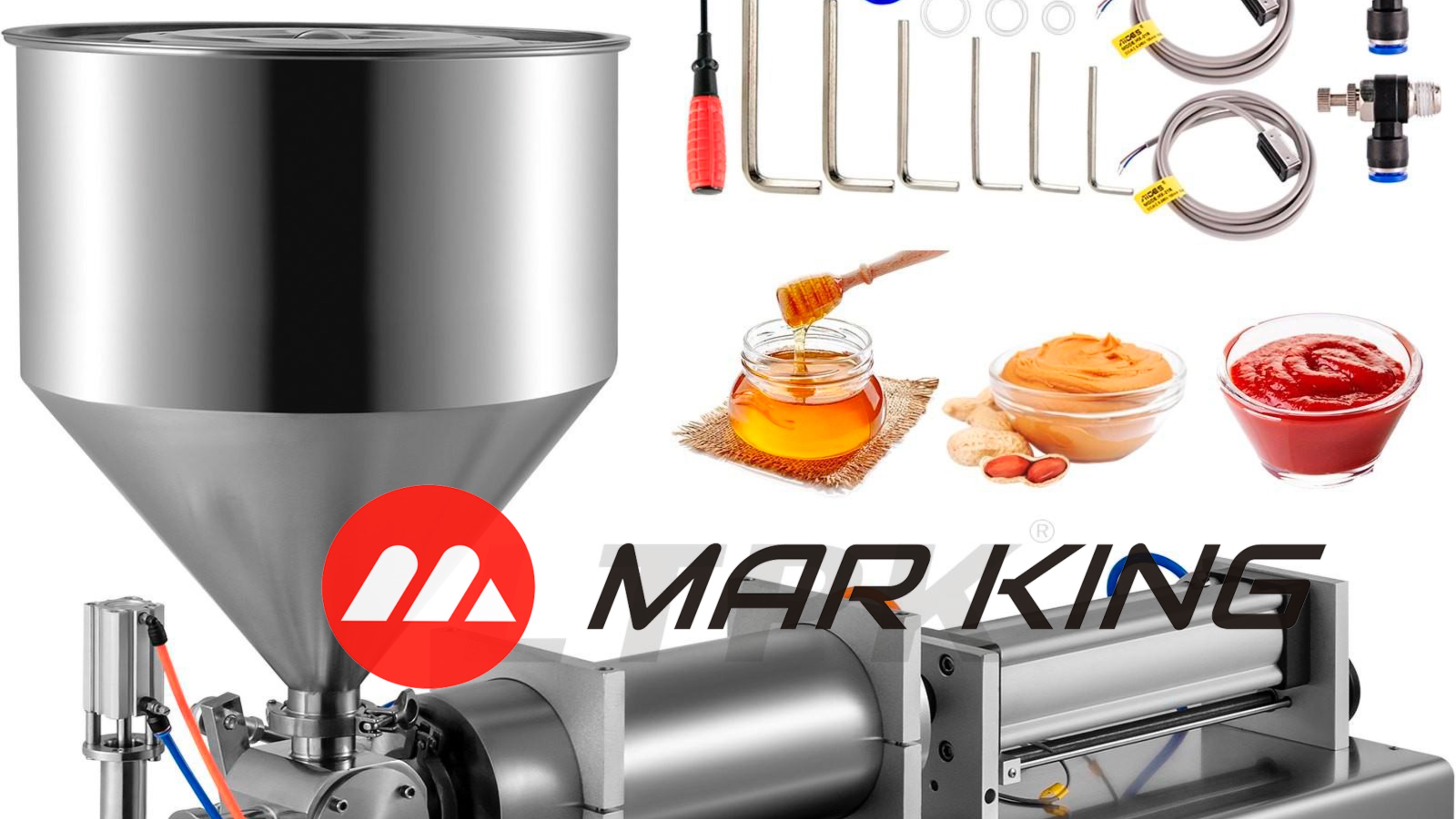 Дозатор поршневой пневматический разливочная машина #facemark #mar-king смотреть онлайн