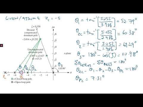 ROOT LOCUS DESIGN LEAD COMPENSATOR PART 3 смотреть онлайн