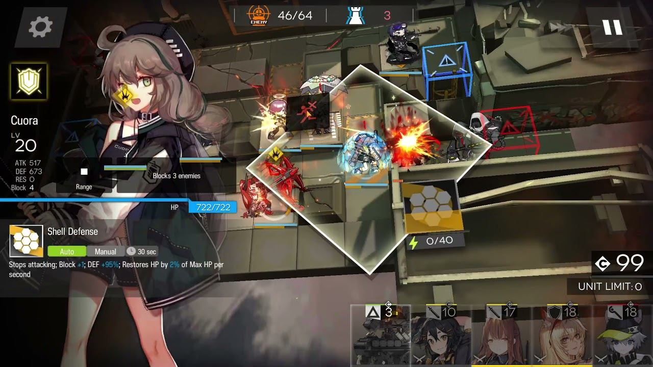 Arknights - CC#5 Day 10 Area 6 Ruins E1 20 w. Challenge смотреть онлайн