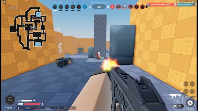 你有看過像素VALORANT嗎？😂 當你在ROBLOX玩特戰英豪【這是不對的#17】