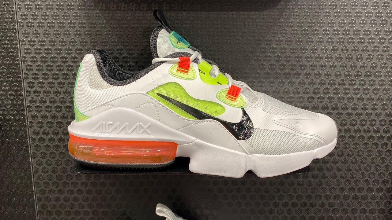 Nike Air Max Infinity 2 AMD Trainers (White/ Black/ Bright Crimson/ Volt) смотреть онлайн