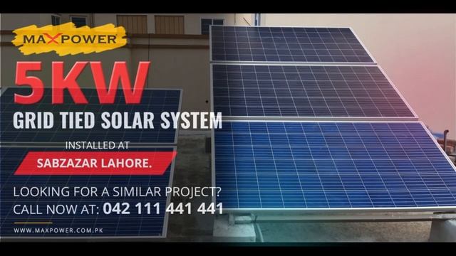 New 5KW Grid Tied System Installed at Sabzazar Lahore. смотреть онлайн